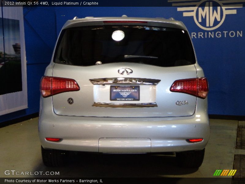 Liquid Platinum / Graphite 2012 Infiniti QX 56 4WD