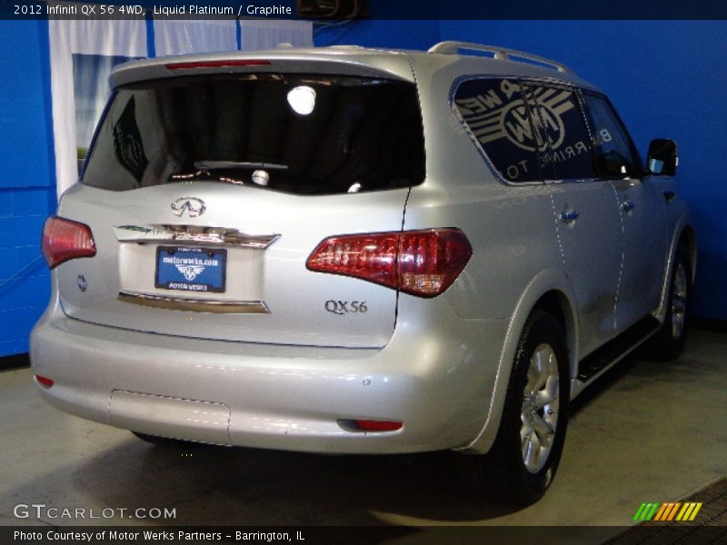 Liquid Platinum / Graphite 2012 Infiniti QX 56 4WD