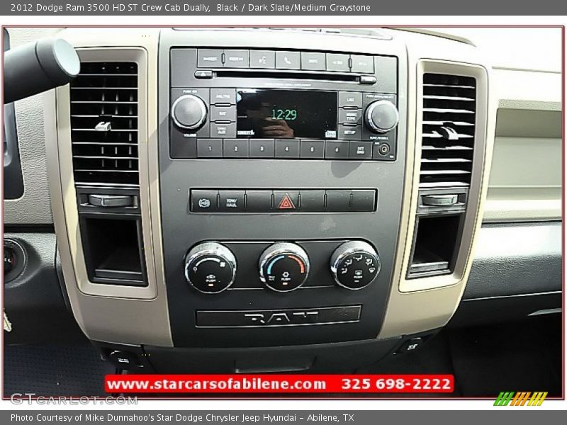 Black / Dark Slate/Medium Graystone 2012 Dodge Ram 3500 HD ST Crew Cab Dually