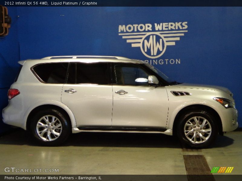 Liquid Platinum / Graphite 2012 Infiniti QX 56 4WD