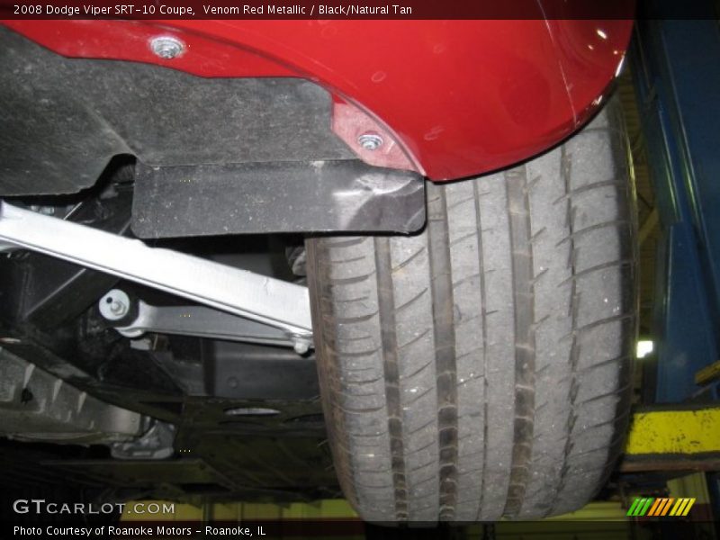 Venom Red Metallic / Black/Natural Tan 2008 Dodge Viper SRT-10 Coupe