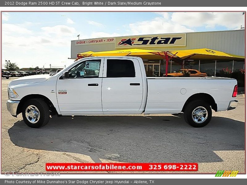 Bright White / Dark Slate/Medium Graystone 2012 Dodge Ram 2500 HD ST Crew Cab