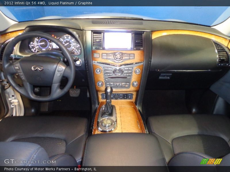 Liquid Platinum / Graphite 2012 Infiniti QX 56 4WD