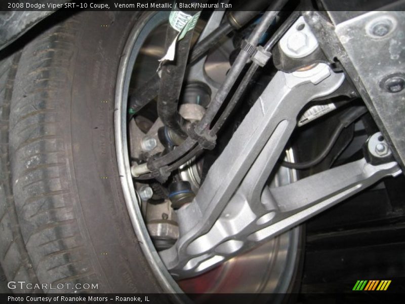 Undercarriage of 2008 Viper SRT-10 Coupe