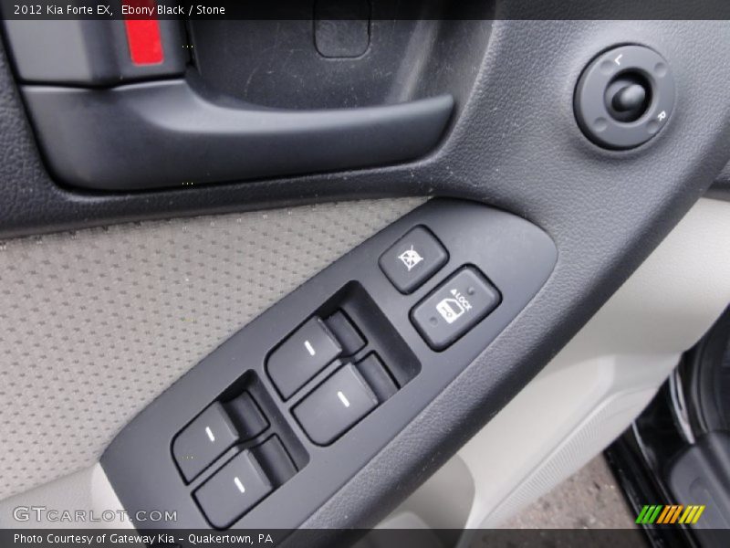 Ebony Black / Stone 2012 Kia Forte EX
