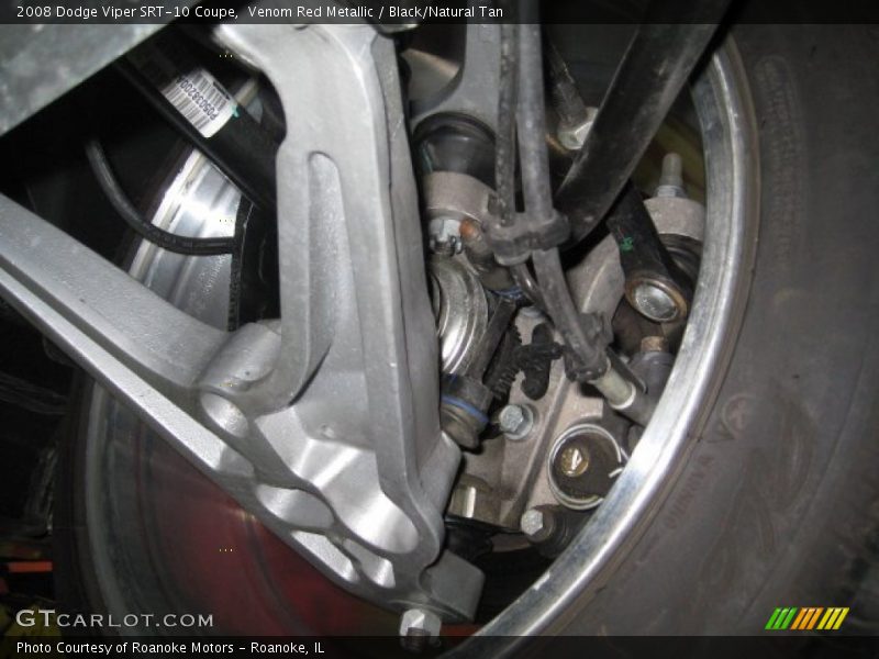 Venom Red Metallic / Black/Natural Tan 2008 Dodge Viper SRT-10 Coupe