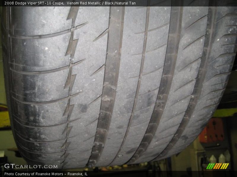 Venom Red Metallic / Black/Natural Tan 2008 Dodge Viper SRT-10 Coupe