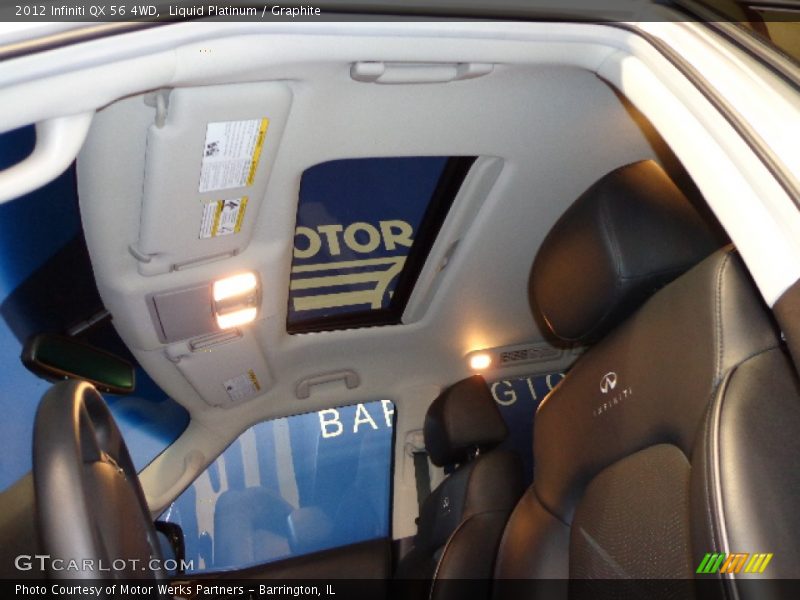 Liquid Platinum / Graphite 2012 Infiniti QX 56 4WD