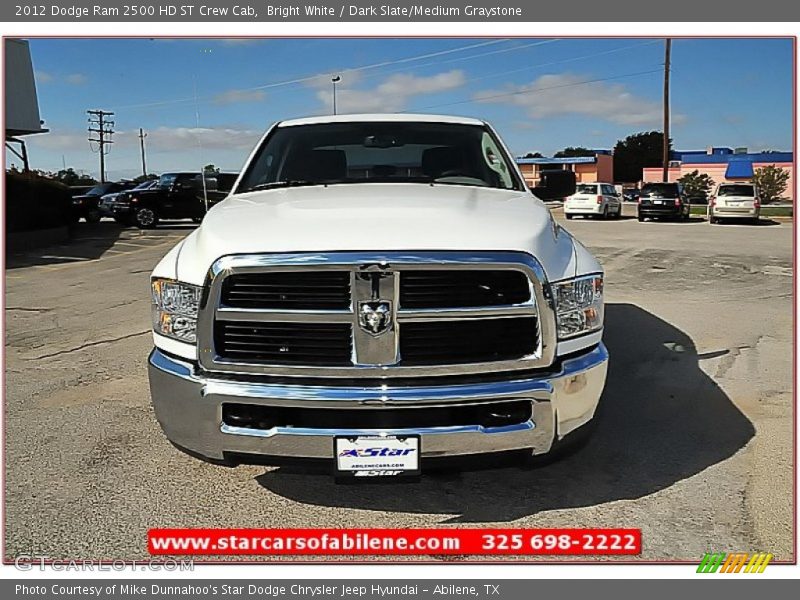 Bright White / Dark Slate/Medium Graystone 2012 Dodge Ram 2500 HD ST Crew Cab