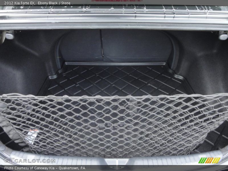 Ebony Black / Stone 2012 Kia Forte EX