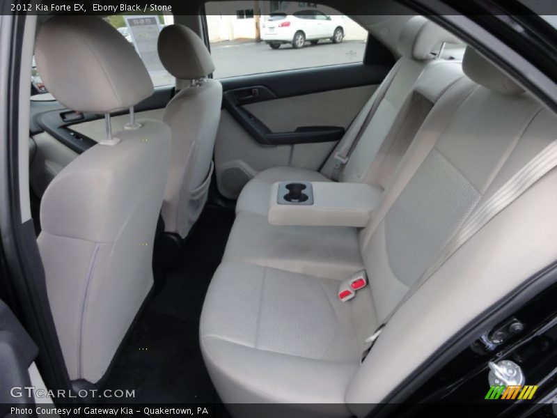 Ebony Black / Stone 2012 Kia Forte EX