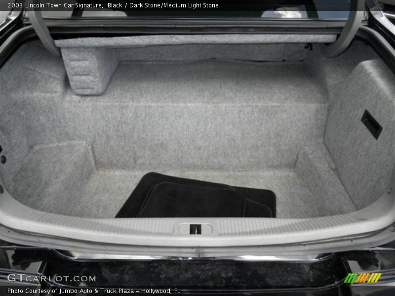 Black / Dark Stone/Medium Light Stone 2003 Lincoln Town Car Signature