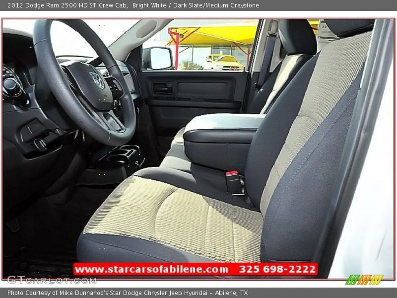 Bright White / Dark Slate/Medium Graystone 2012 Dodge Ram 2500 HD ST Crew Cab