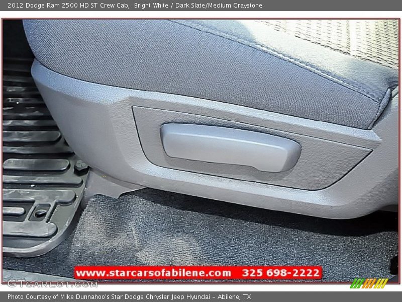 Bright White / Dark Slate/Medium Graystone 2012 Dodge Ram 2500 HD ST Crew Cab