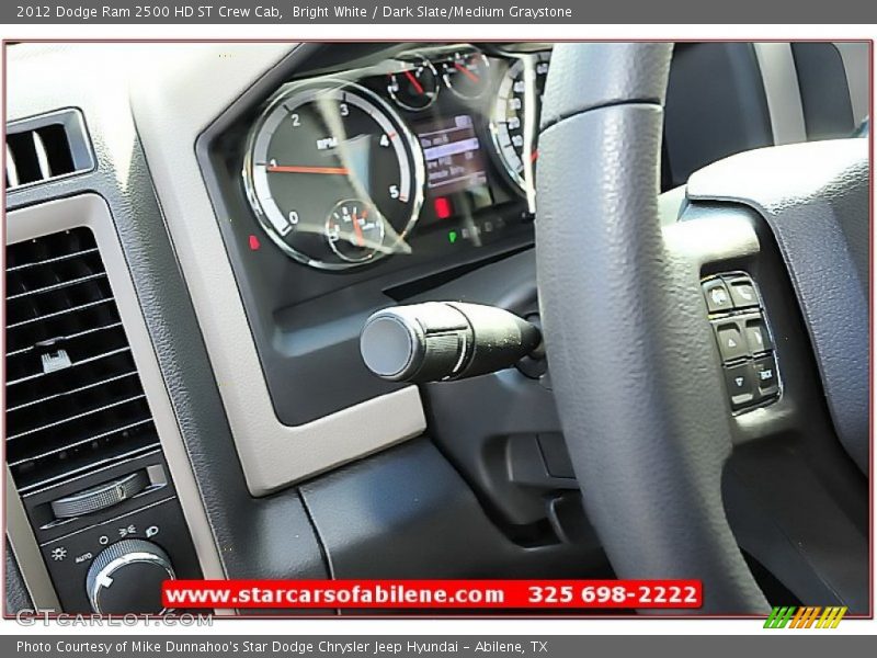 Bright White / Dark Slate/Medium Graystone 2012 Dodge Ram 2500 HD ST Crew Cab