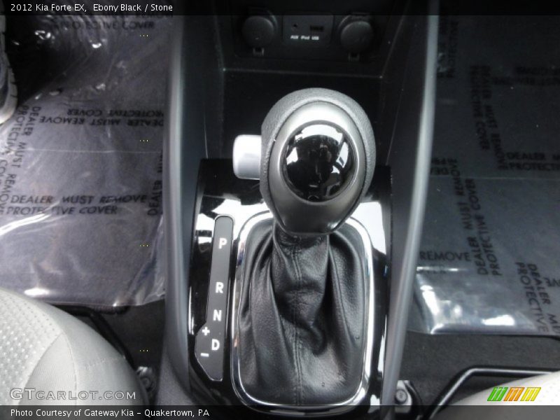 Ebony Black / Stone 2012 Kia Forte EX