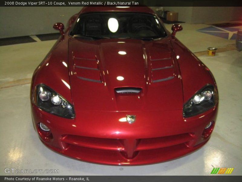 Venom Red Metallic / Black/Natural Tan 2008 Dodge Viper SRT-10 Coupe
