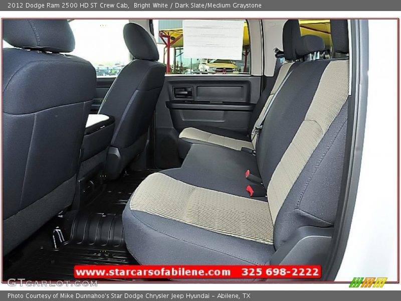 Bright White / Dark Slate/Medium Graystone 2012 Dodge Ram 2500 HD ST Crew Cab