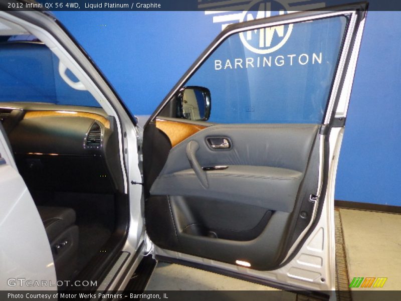 Liquid Platinum / Graphite 2012 Infiniti QX 56 4WD