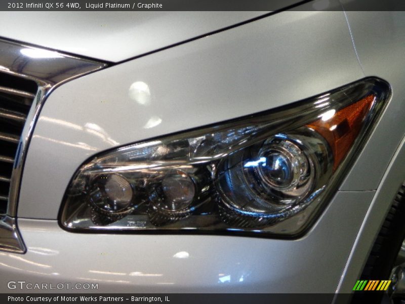 Liquid Platinum / Graphite 2012 Infiniti QX 56 4WD