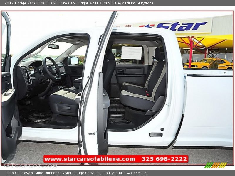 Bright White / Dark Slate/Medium Graystone 2012 Dodge Ram 2500 HD ST Crew Cab