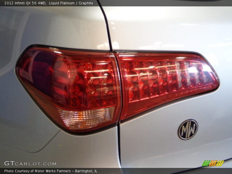 Liquid Platinum / Graphite 2012 Infiniti QX 56 4WD