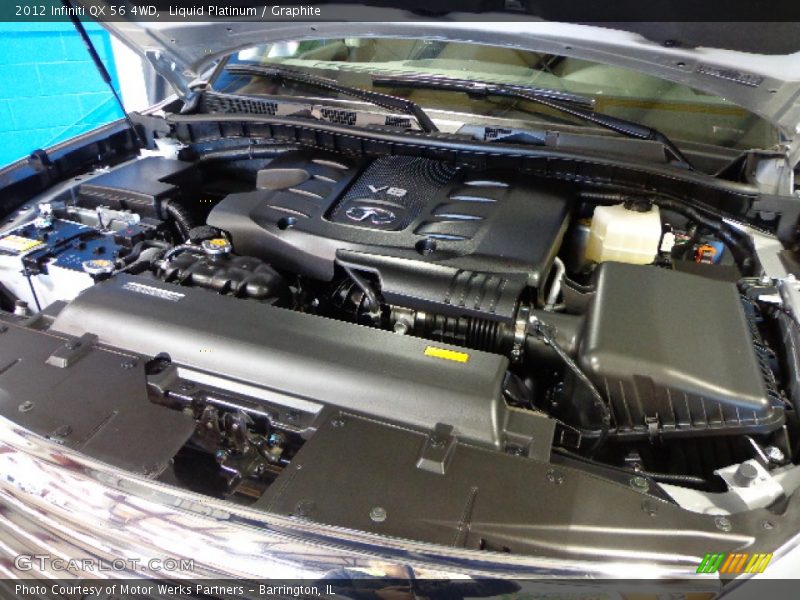 Liquid Platinum / Graphite 2012 Infiniti QX 56 4WD