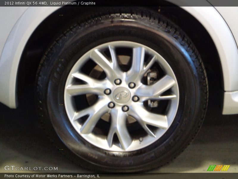 Liquid Platinum / Graphite 2012 Infiniti QX 56 4WD