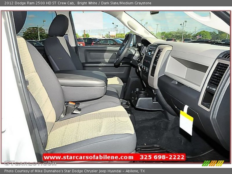 Bright White / Dark Slate/Medium Graystone 2012 Dodge Ram 2500 HD ST Crew Cab
