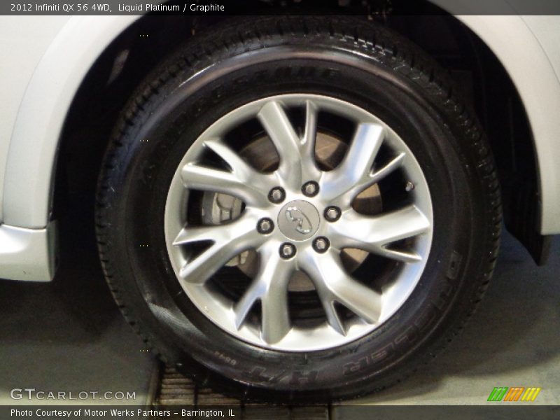 Liquid Platinum / Graphite 2012 Infiniti QX 56 4WD