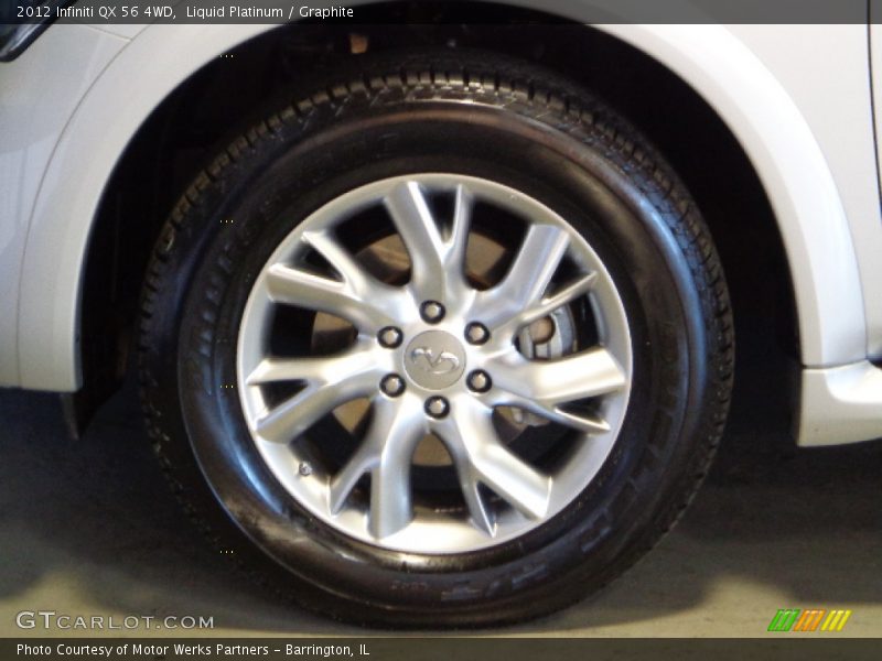 Liquid Platinum / Graphite 2012 Infiniti QX 56 4WD