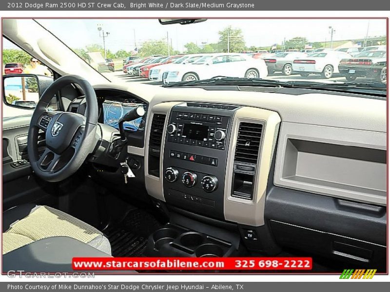 Bright White / Dark Slate/Medium Graystone 2012 Dodge Ram 2500 HD ST Crew Cab