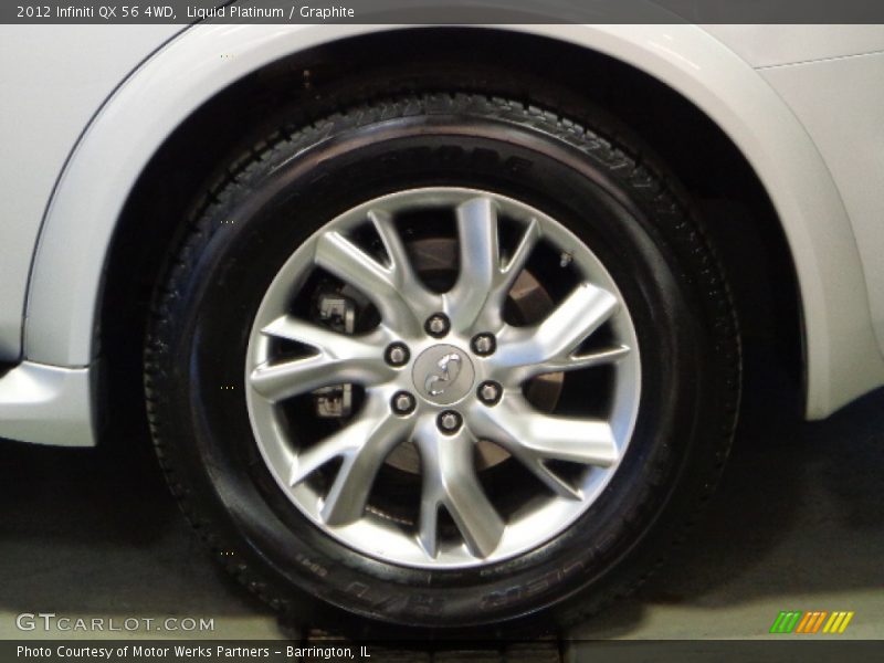 Liquid Platinum / Graphite 2012 Infiniti QX 56 4WD