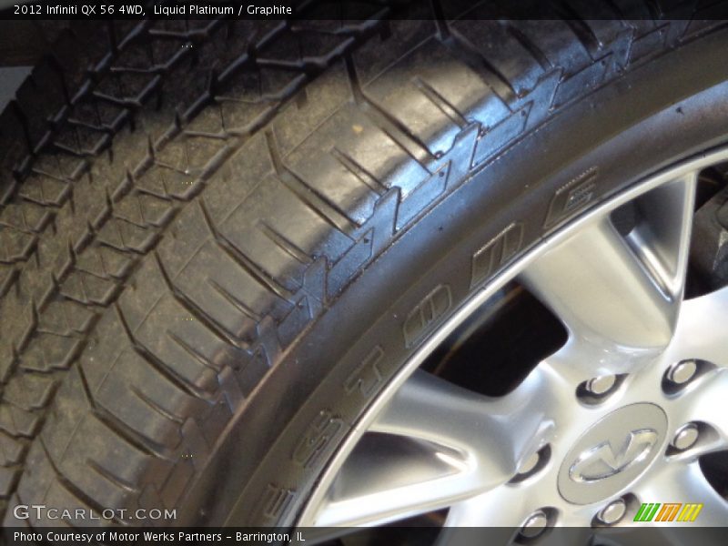Liquid Platinum / Graphite 2012 Infiniti QX 56 4WD