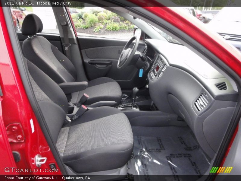 Tropical Red / Gray 2011 Kia Rio LX