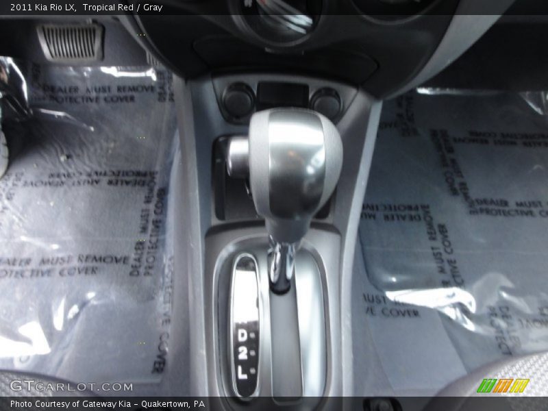 Tropical Red / Gray 2011 Kia Rio LX