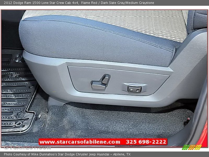 Flame Red / Dark Slate Gray/Medium Graystone 2012 Dodge Ram 1500 Lone Star Crew Cab 4x4