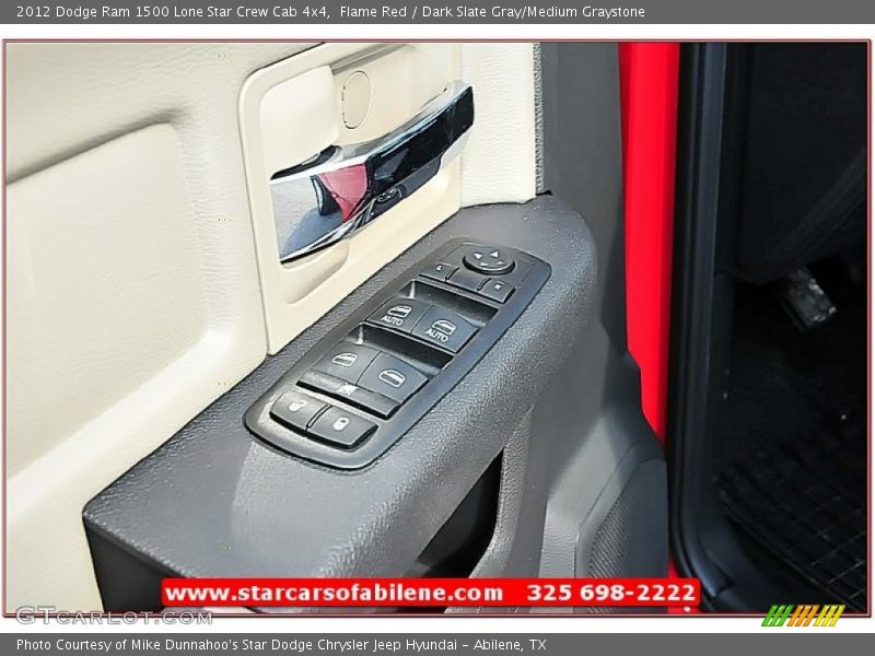 Flame Red / Dark Slate Gray/Medium Graystone 2012 Dodge Ram 1500 Lone Star Crew Cab 4x4