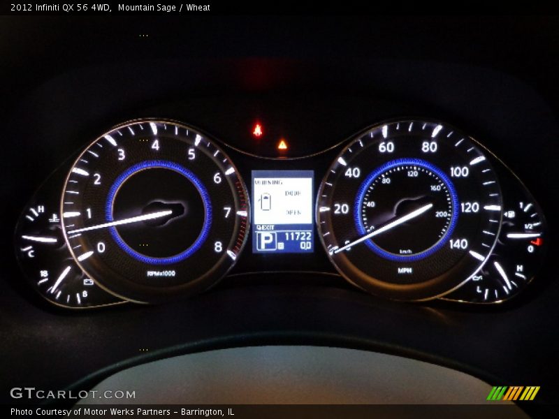 Mountain Sage / Wheat 2012 Infiniti QX 56 4WD