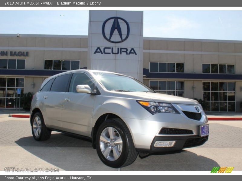 Palladium Metallic / Ebony 2013 Acura MDX SH-AWD
