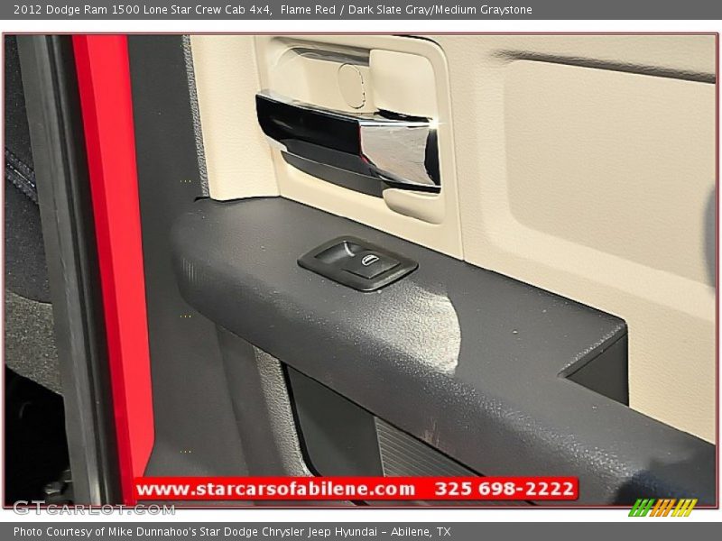 Flame Red / Dark Slate Gray/Medium Graystone 2012 Dodge Ram 1500 Lone Star Crew Cab 4x4