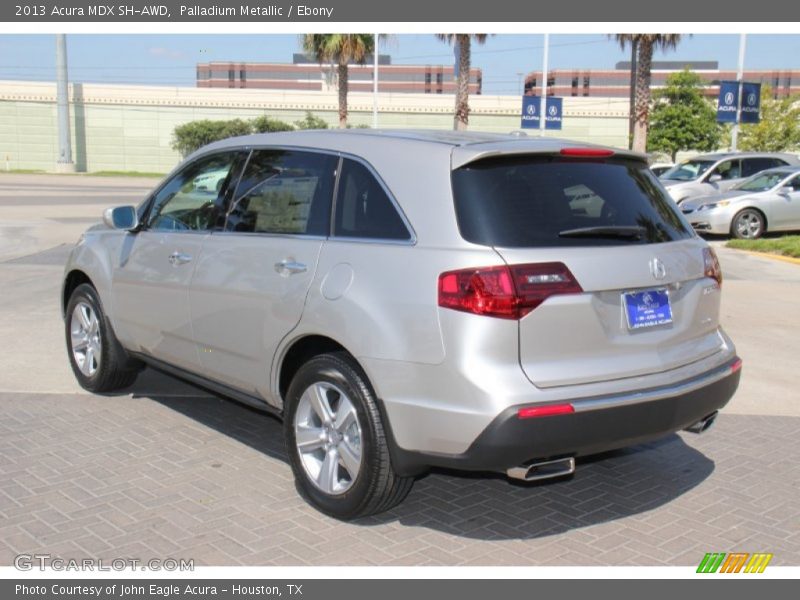 Palladium Metallic / Ebony 2013 Acura MDX SH-AWD