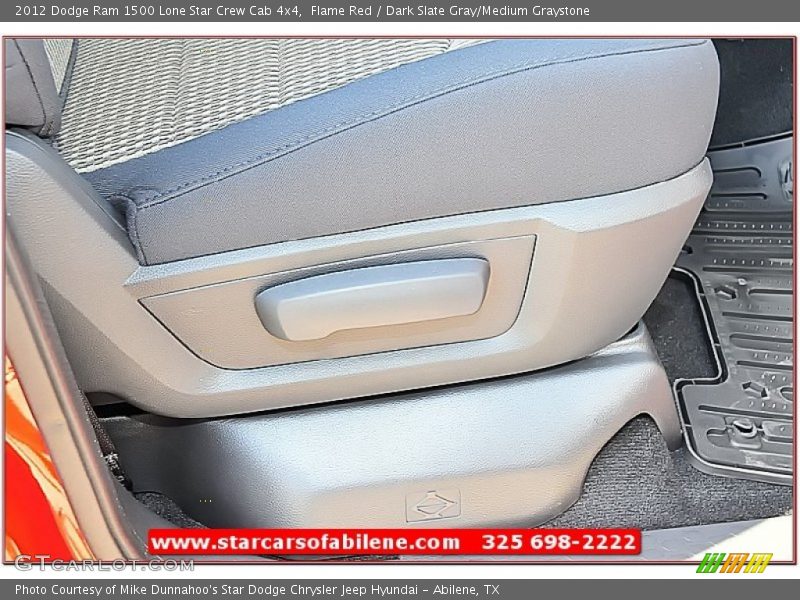 Flame Red / Dark Slate Gray/Medium Graystone 2012 Dodge Ram 1500 Lone Star Crew Cab 4x4