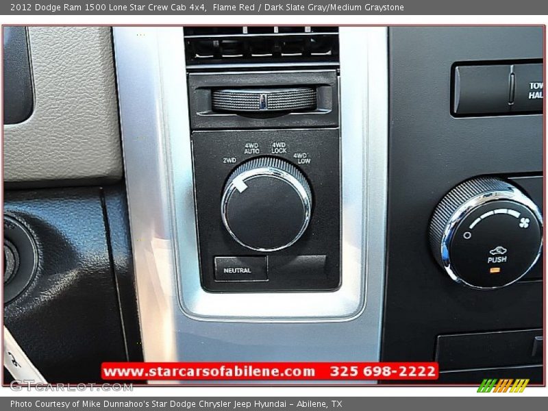 Flame Red / Dark Slate Gray/Medium Graystone 2012 Dodge Ram 1500 Lone Star Crew Cab 4x4