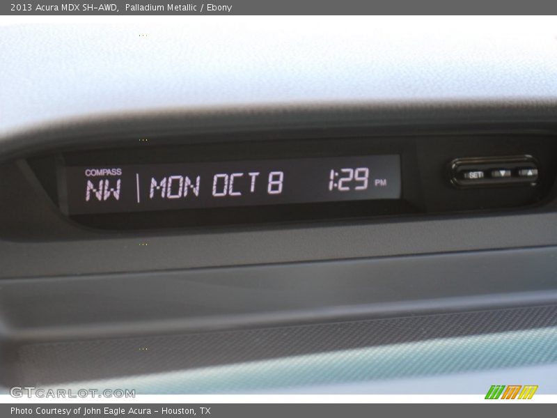 Palladium Metallic / Ebony 2013 Acura MDX SH-AWD
