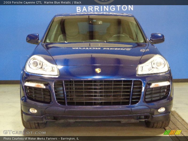 Marine Blue Metallic / Black 2009 Porsche Cayenne GTS