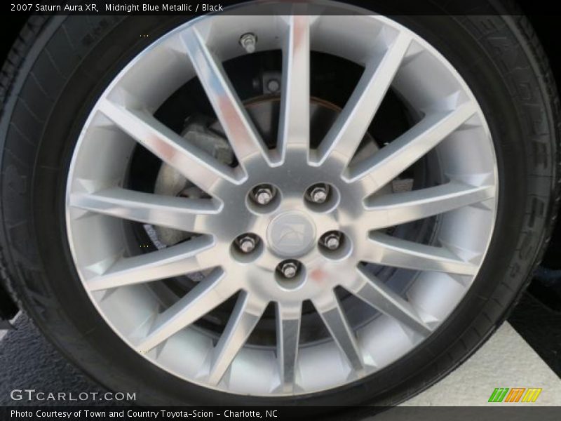 Midnight Blue Metallic / Black 2007 Saturn Aura XR
