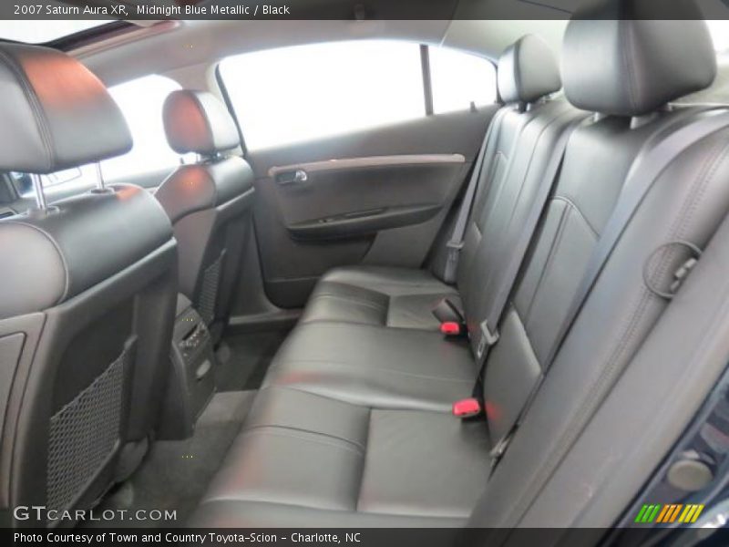 Midnight Blue Metallic / Black 2007 Saturn Aura XR