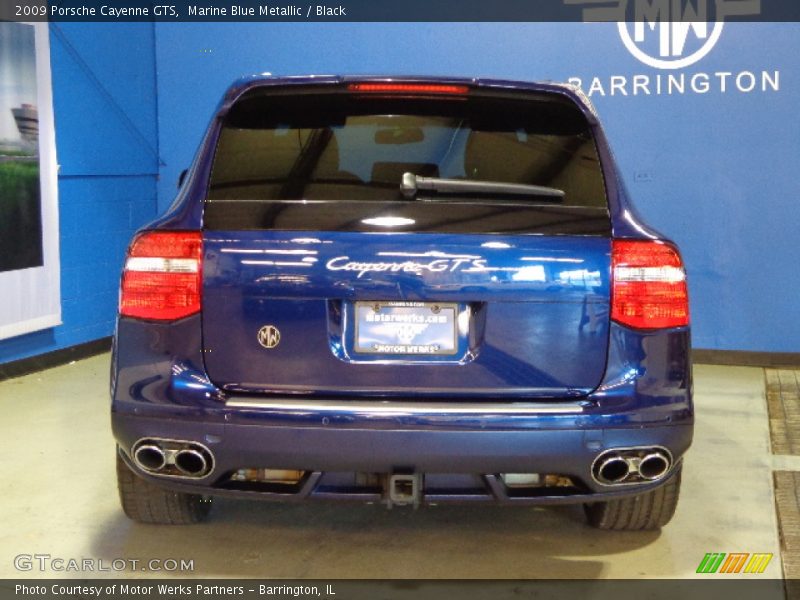 Marine Blue Metallic / Black 2009 Porsche Cayenne GTS