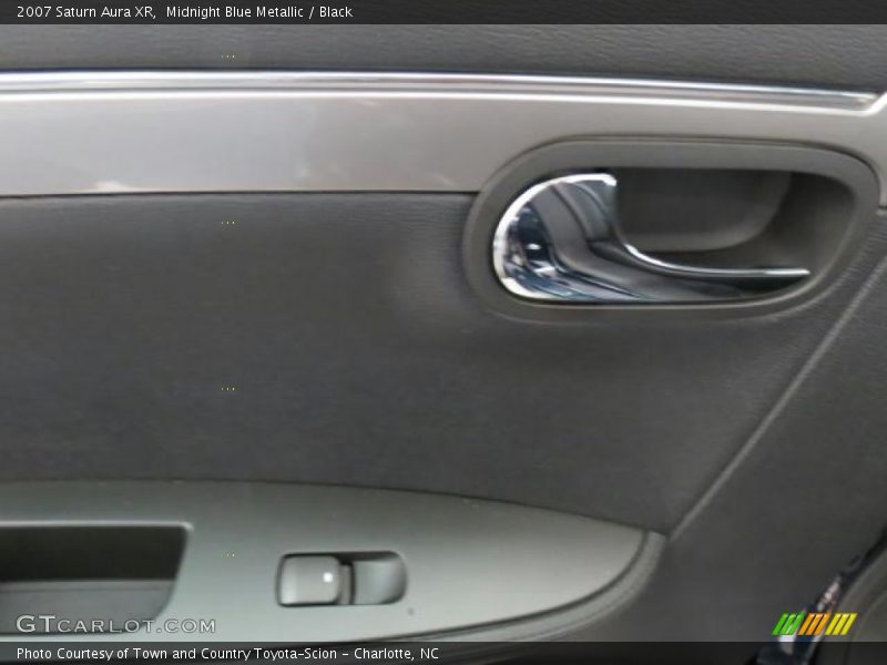 Midnight Blue Metallic / Black 2007 Saturn Aura XR
